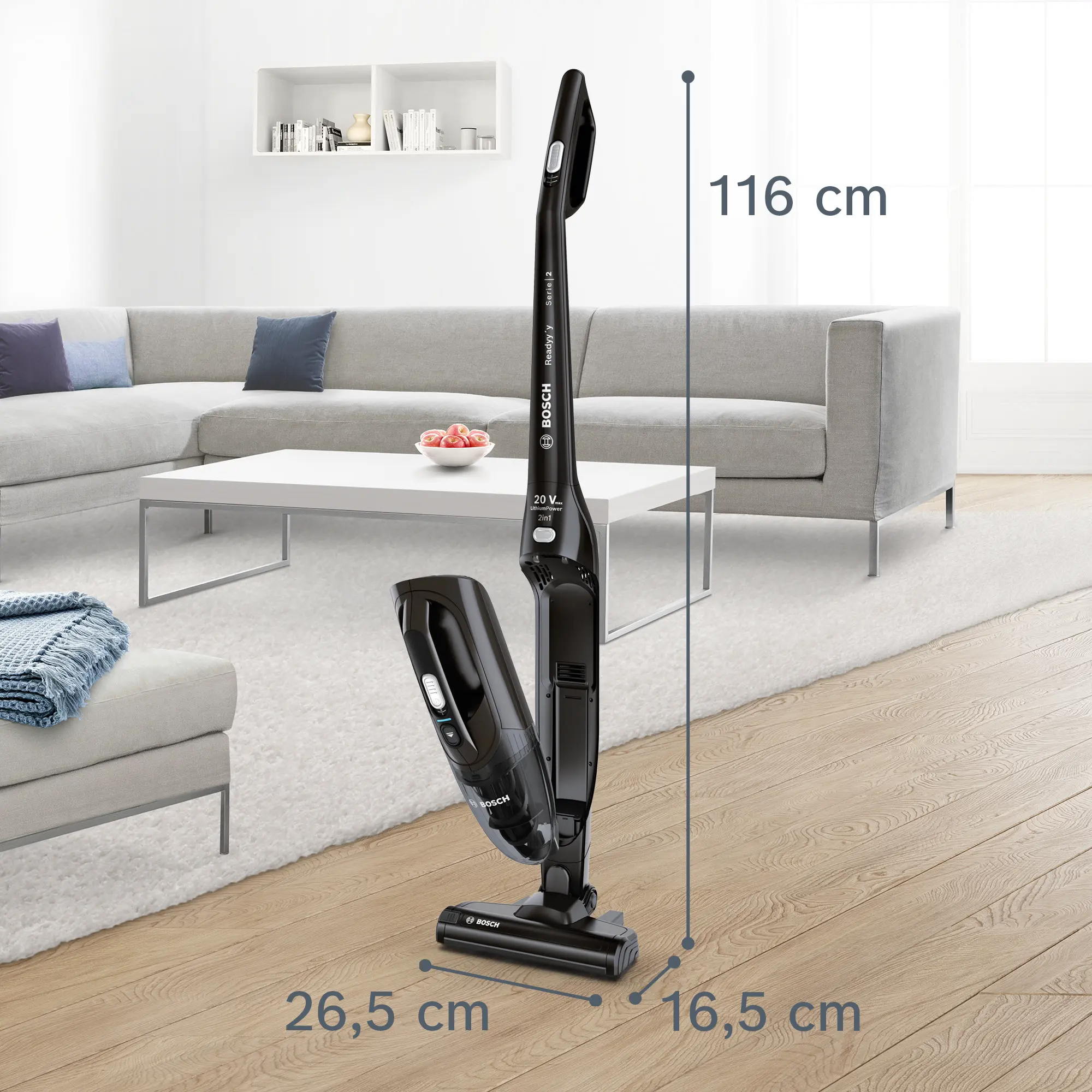 Bosch Freestanding 2-in-1 vacuum cleaner photo 3