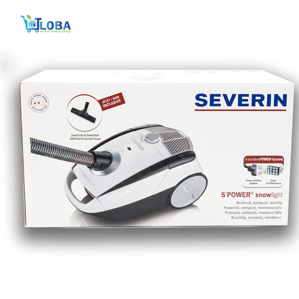 SEVERIN Vacuum Cleaner (S'POWER® snowlight model)