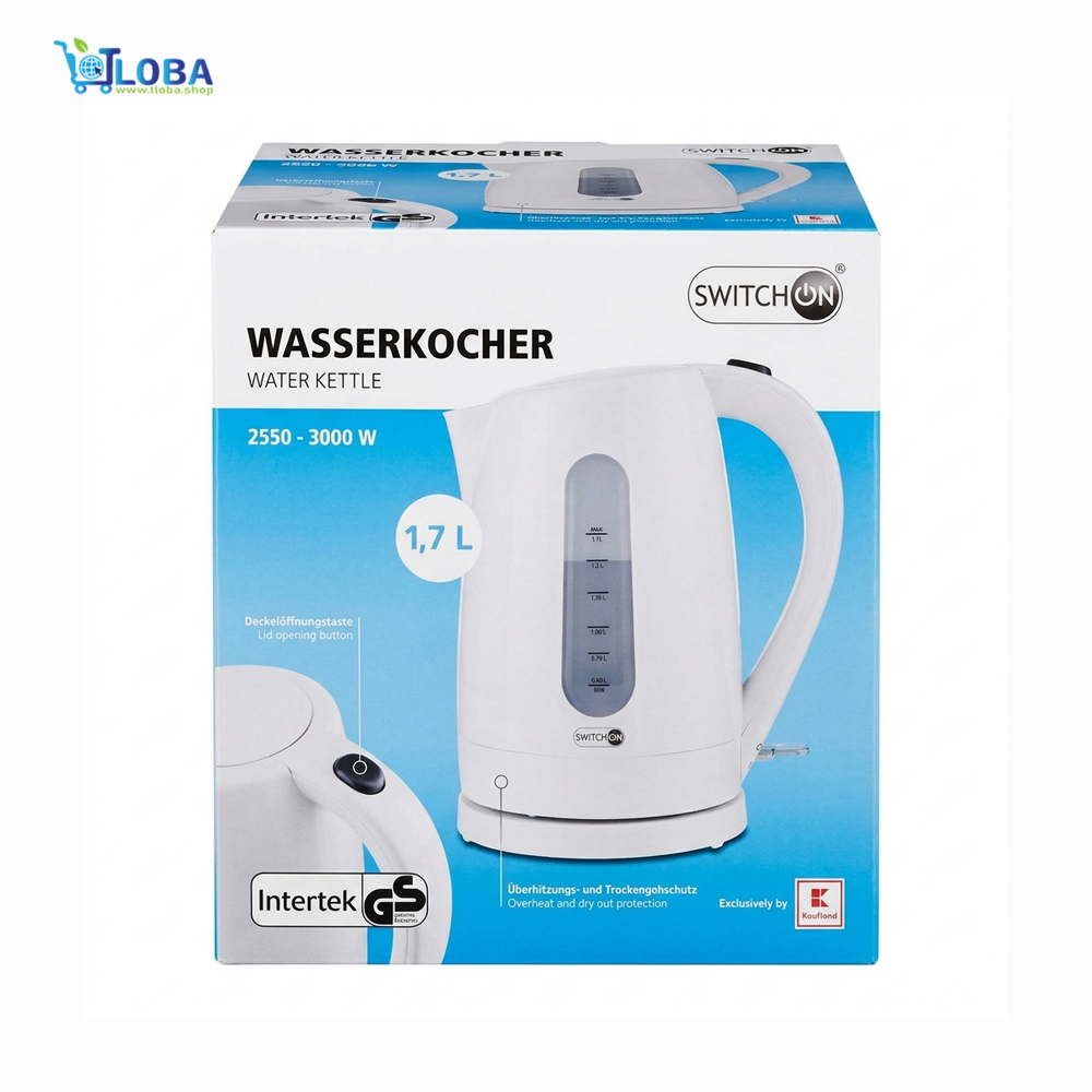 SWITCH ON Electric Water Kettle