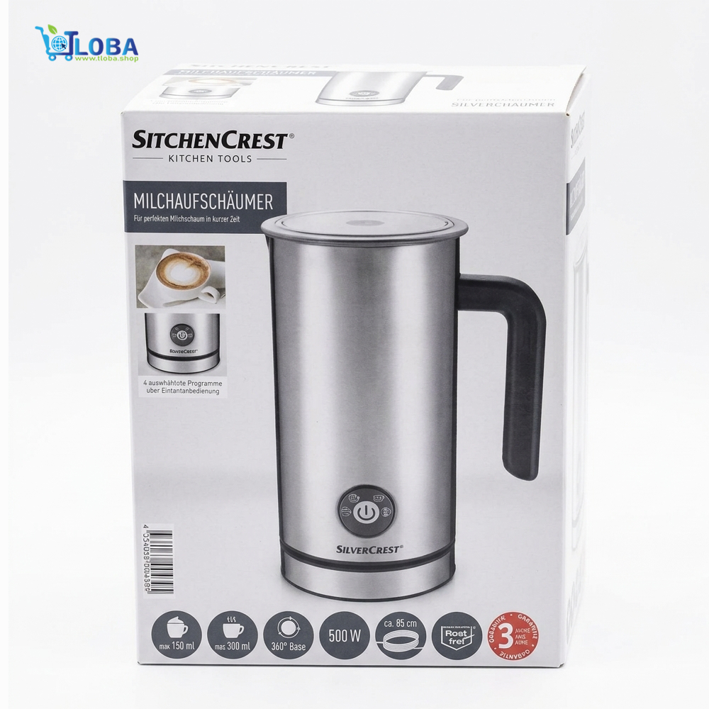 Silver Crest Electric Milk Frothier