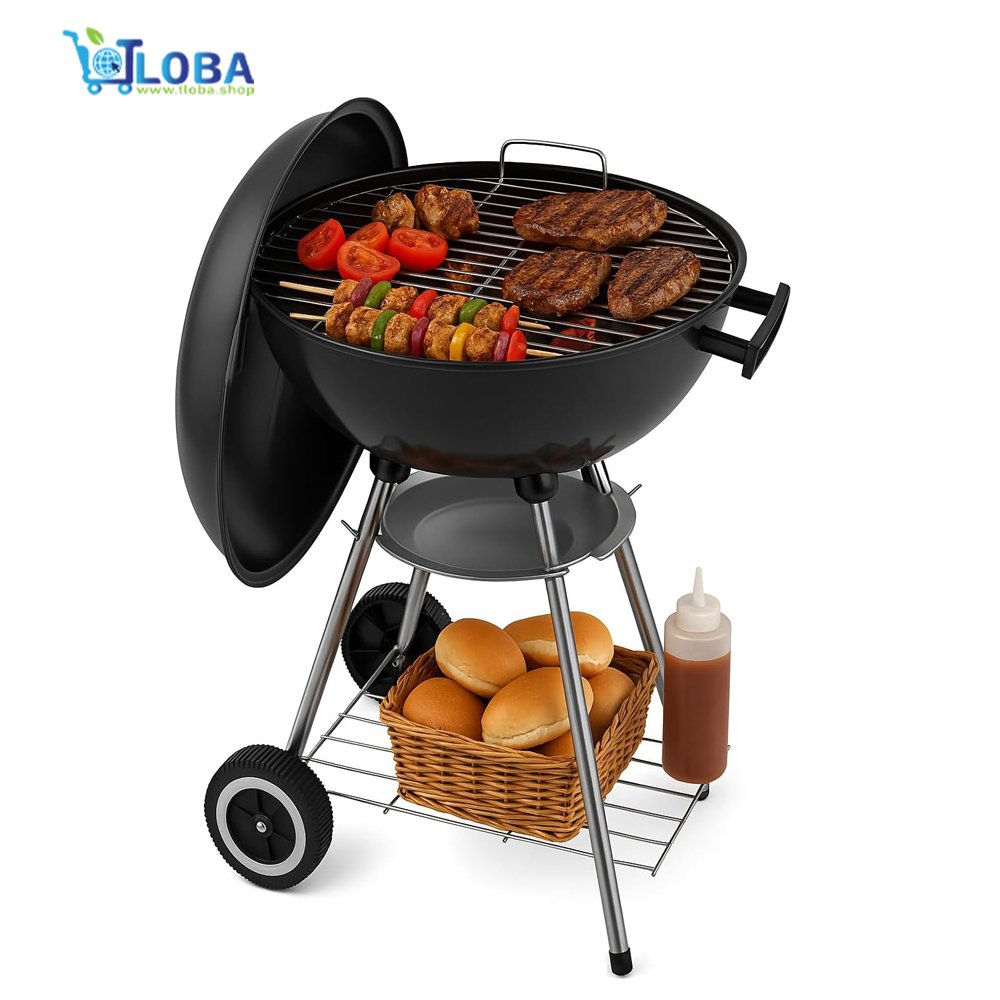 Grill Meister Kansas Barbecue Kettle Charcoal Grill photo 2
