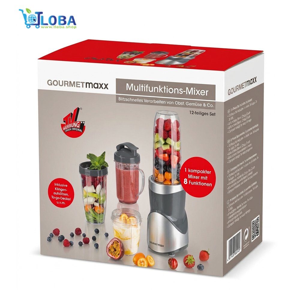 GOURMETmaxx Multifunction Blender (12-Piece Set).