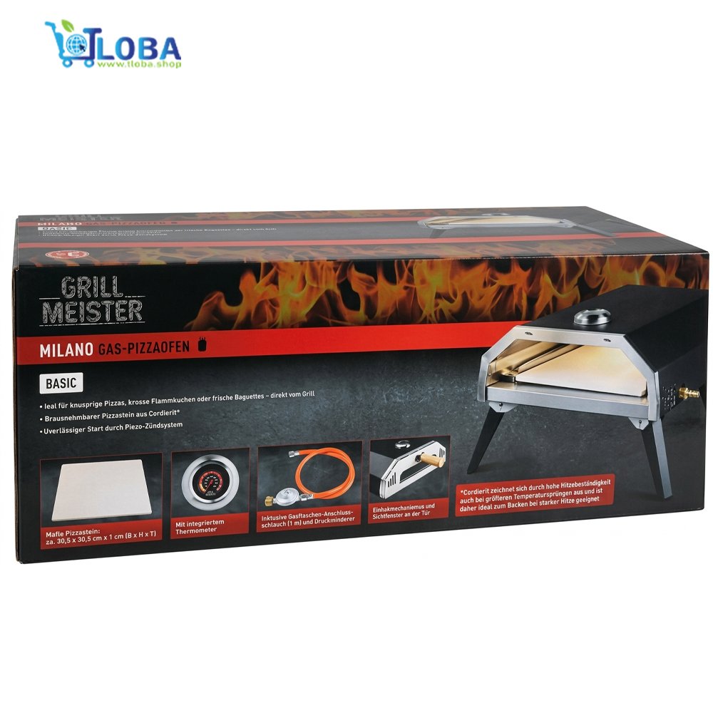 GRILL MEISTER Milano Gas Pizza Oven (BASIC Edition)