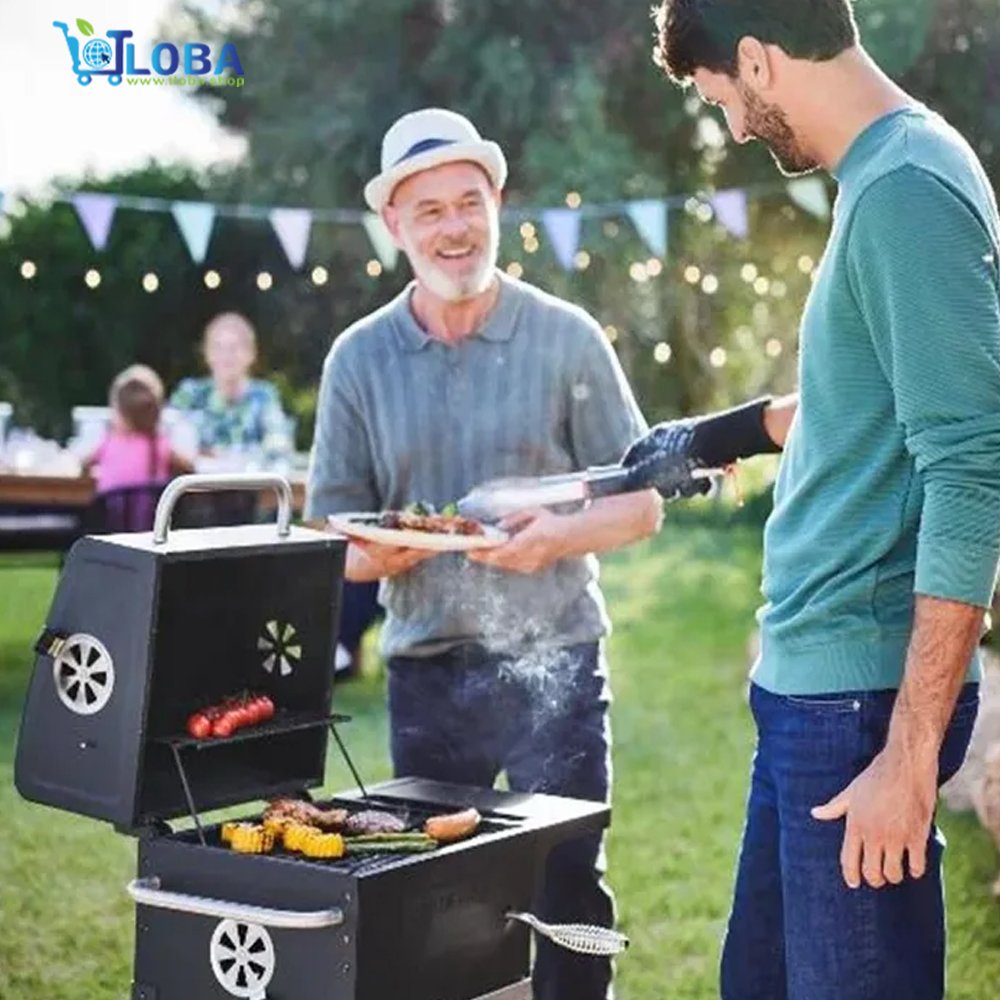 GRILL MEISTER Kansas Charcoal Comfort Grill Mini photo 5