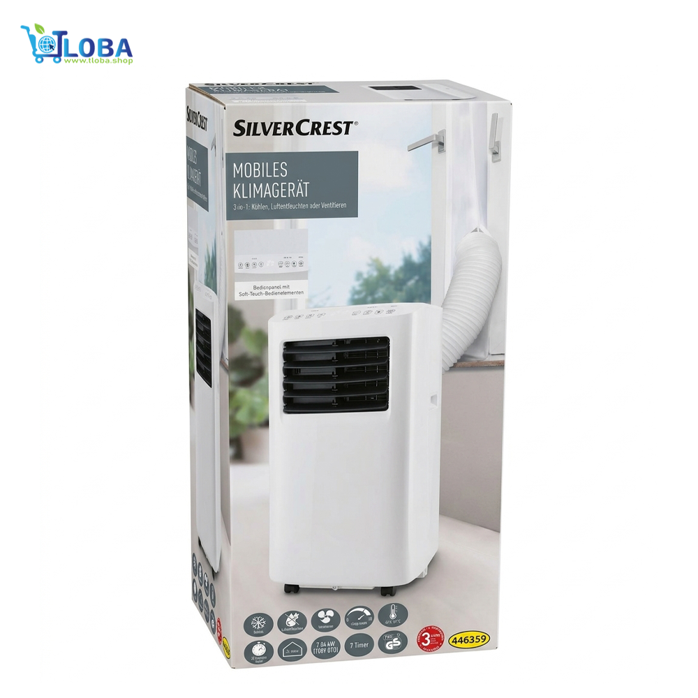 SILVER CREST Mobile Air Conditioner (3-in-1 / 7000 BTU)
