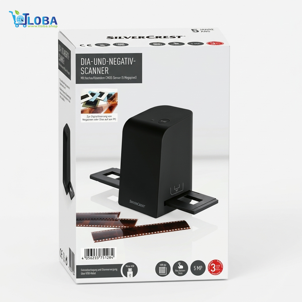 SILVERCREST Slide & Negative Scanner (Dia- und Negativ-Scanner - 5 MP)