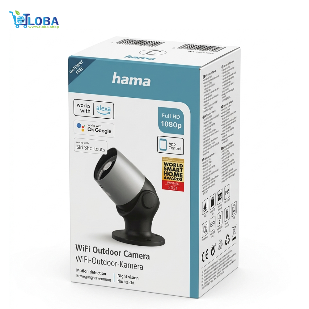 hama Smart Wi-Fi Outdoor Camera (Wi-Fi Outdoor Camera / Wi-Fi-Outdoor-Camera)
