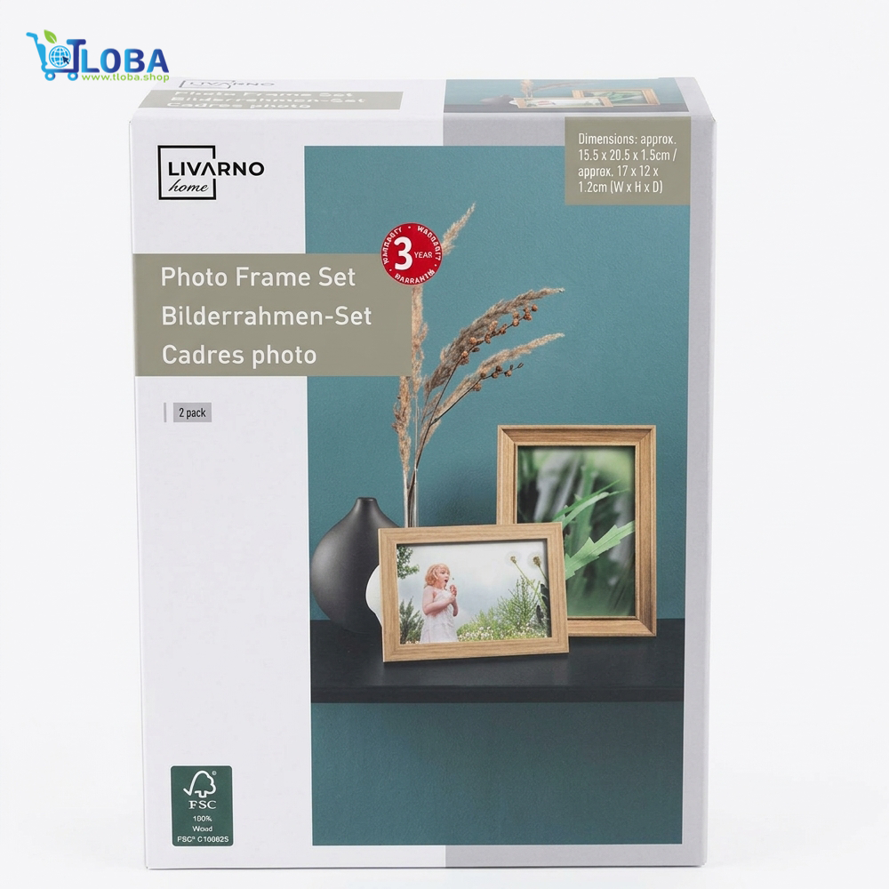 LIVARNO home Photo Frame Set (2 Pack (