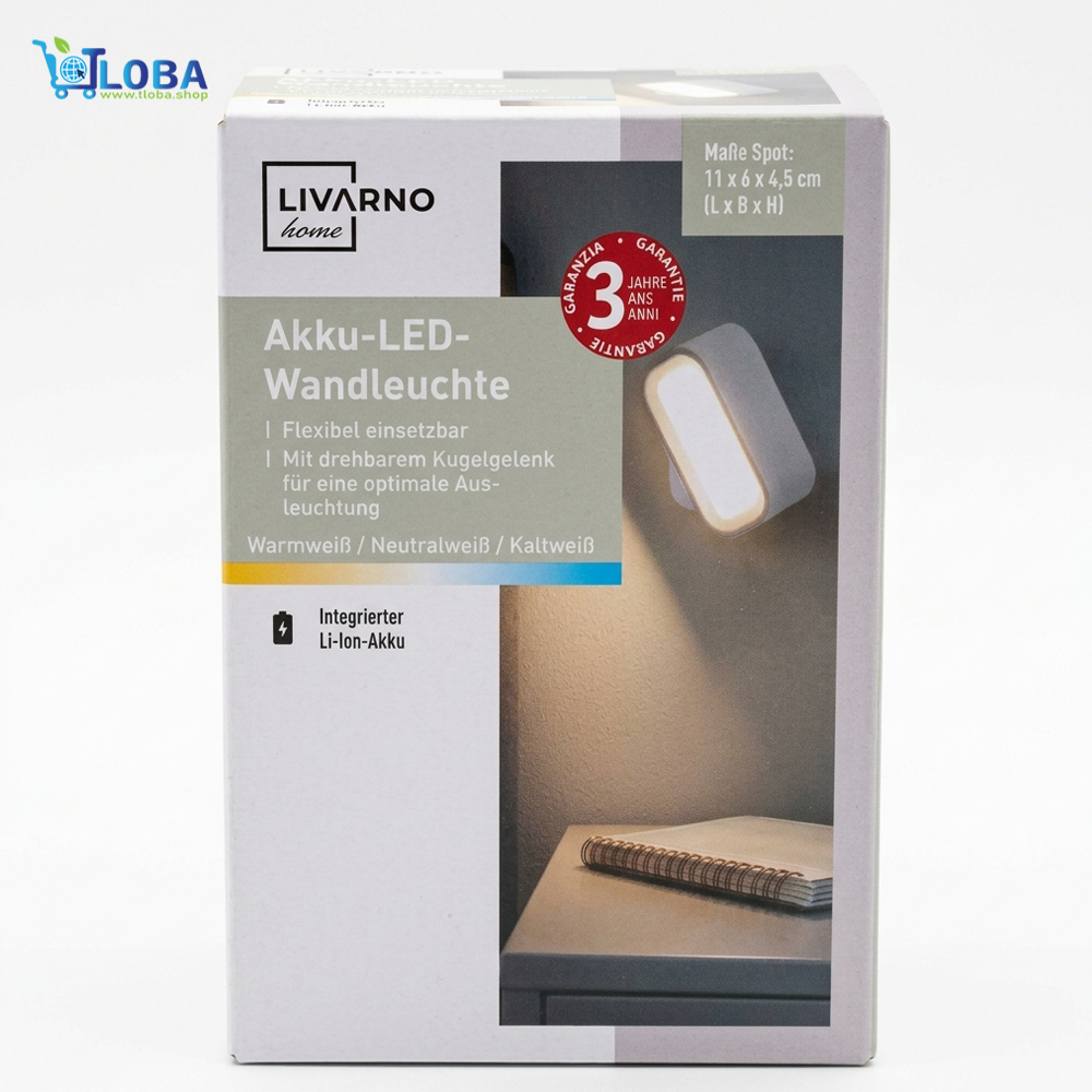 LIVARNO home Rechargeable LED Wall Light